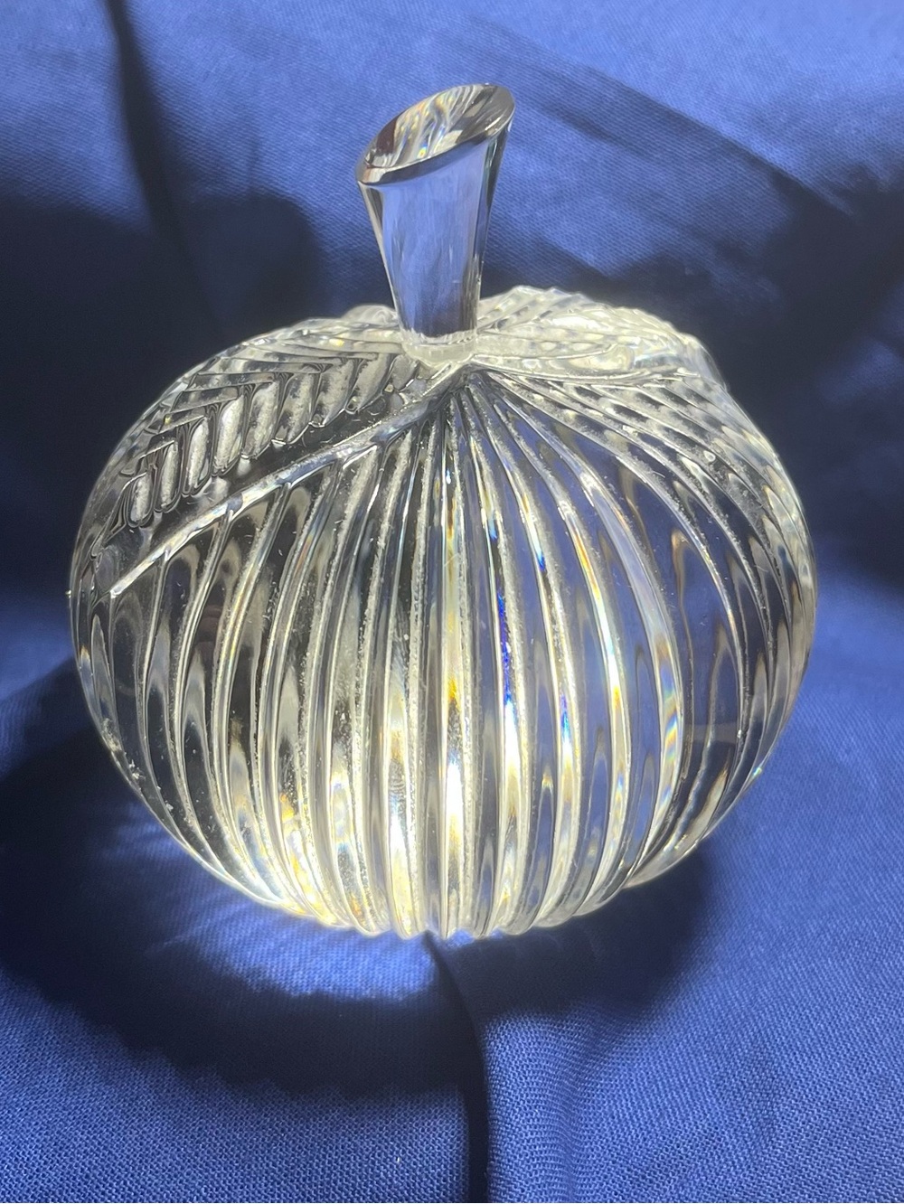 Waterford Crystal Apple Decorative Paperweight